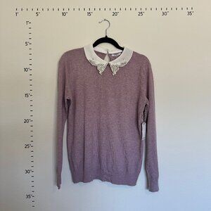 NWT XL Vila Milano Collared Blouse